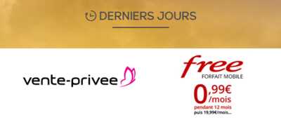 Vente privée Freebox terminée et dernières heures pour le forfait mobile à moins de 1 euro