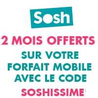 Forfait mobile Sosh : Tester la 4G gratuitement pendant 2 mois !