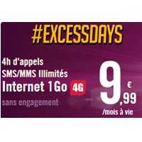Bon plan Virgin : Un forfait mobile avec 4h, 1Go en 4G et SMS et MMS illimités à 9.99€