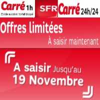 Vente Exclusive SFR : forfait illimité à moins de 20€