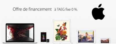 iPhone Apple : Financez votre achat en 4 fois sans frais jusqu'au 5 janvier 2016 !