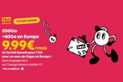 promo forfait sosh ete