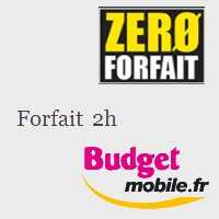 Profitez d’un forfait mobile 2h à 5.99euros