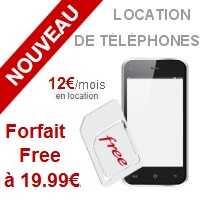 Pas de subvention de mobile mais des Smartphones en location chez Free  !  