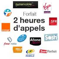 Comparez et choisissez votre forfait mobile avec 2h de communication par mois !