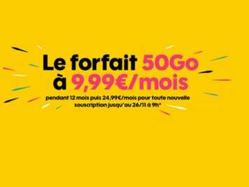 Sosh sort de son chapeau un forfait mobile 50Go à 9,99 euros pour préparer Noël 