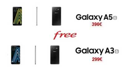 Samsung Galaxy A3 et A5 2016 débarquent dans la boutique Free Mobile !