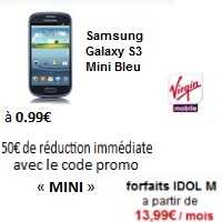 Bon plan : Le Galaxy S3 Mini en promotion avec un forfait mobile iDOL