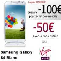 Virgin Mobile : Le Galaxy S4 à 49.99€ avec un forfait mobile iDOL XL