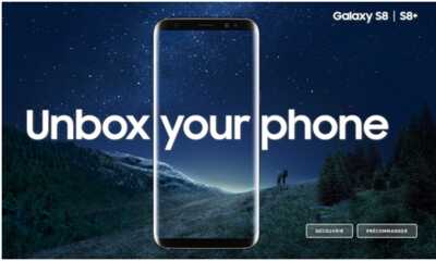Précommandez vite votre Galaxy S8 et recevez-le dès le 20 avril
