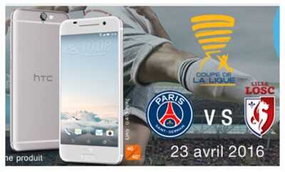 HTC : tentez de remporter une place pour la finale de la Coupe de la ligue chez Orange !