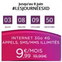 Virgin Mobile :Profitez d’un forfait illimité 3Go sans engagement à 9.99€ jusqu’au 08 juin