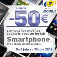 Jusqu’à 50€ de réduction sur les smartphones chez La Poste Mobile