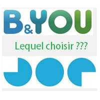 Comparez les forfaits bloqués de B&You et Joe Mobile