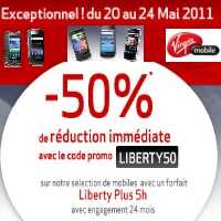 La remise exceptionnelle sur le portable est prolongée chez Virgin Mobile
