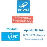 Prixtel casse les prix avec un forfait illimité à seulement 1.99€ par mois !