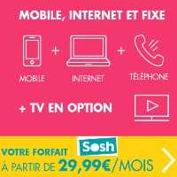 Découvrez les nouveaux forfaits mobiles + Livebox chez Sosh !