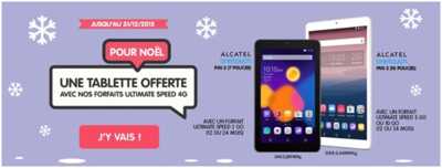 NRJ Mobile : Profitez d'une tablette offerte avant la fin de l'année !