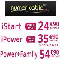 Les nouvelles promotions Internet chez Numericable