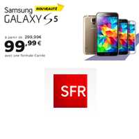 Promo à saisir : Le Samsung Galaxy S5 à moins de 100€ chez SFR