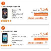 Les nouvelles offres de remboursement Orange mobile