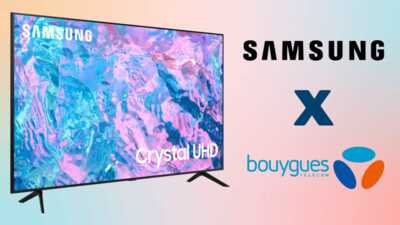 Promo Bbox Smart TV avec TV Samsung à 1 euro