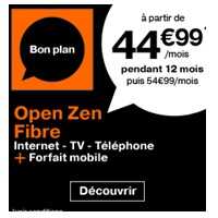 Bon plan : les offres Open avec la livebox et un forfait mobile en promo chez Orange !