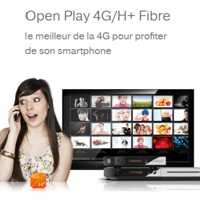 Orange Open Play 4G/H+ Fibre à 39.90€ par mois pendant 1 an !