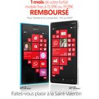 Opération Spéciale Saint-Valentin : Un mois de forfait Free remboursé par Nokia !