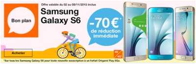 Bon plan Orange : Profitez des derniers jours pour acheter le Galaxy S6 à 9.90€ !