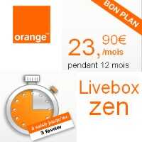 Vente Flash sur la Livebox Zen d'Orange