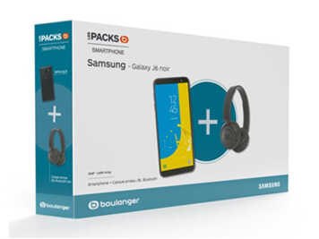 Smartphone : Le Samsung Galaxy J6 à 199€ avec un casque JBL offert chez Boulanger