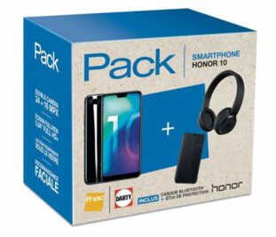 Un pack avec le Honor 10 et deux accessoires à prix mini chez Fnac