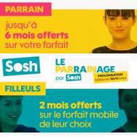 Sosh : 6 mois de forfaits offerts jusqu'au 30/11 !