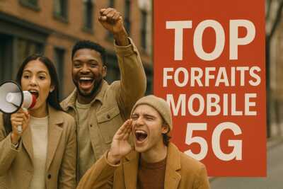 les meilleurs forfaits 5G pour moins de 10€