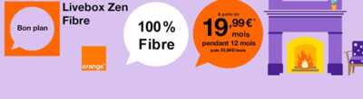 Dernier jour de la promo de 14€ de remise sur la Livebox Fibre d'Orange !