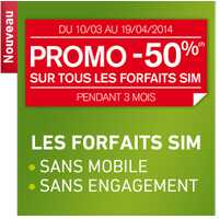 Forfaits mobiles à moitié prix chez La Poste Mobile