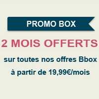Promos Internet : 2 mois offerts sur toutes les offres Bbox à partir de 19.99€ chez Bouygues Telecom !