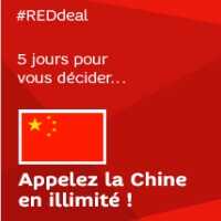#REDdeal : Appels illimités vers la chine avec le forfait  Red 3Go !