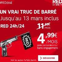 #REDDeal : Remise exceptionnelle sur les forfaits Red sans engagement !