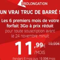 #REDDeal : La remise sur le forfait illimité 3Go est prolongée !