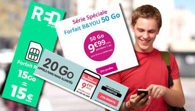 Forfait mobile : des promos à ne pas manquer (B&YOU, NRJ Mobile, RED by SFR ...)