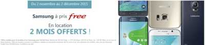 Free vous offre votre Samsung pendant 2 mois !