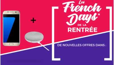French Days : Google Home Mini Offerte avec l'achat d'un Samsung Galaxy S7 chez Cdiscount