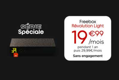 promo freebox revolition light