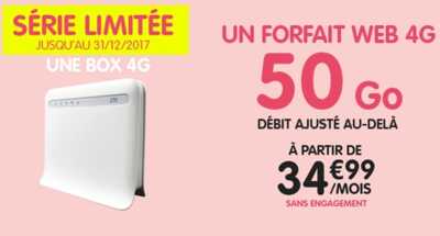 Nouveau chez NRJ Mobile : une série limitée BOX 4G avec 50Go de data 