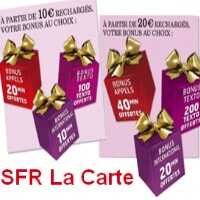 Les recharges prépayées SFR valables jusqu'au 4 octobre