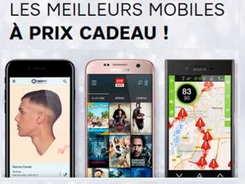 Les meilleurs Smartphones à prix cadeau chez SFR, jusqu'à 200 euros de remise