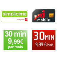 NRJ Mobile Slim 30 min ou Simplicime 30 min : lequel choisir ? 