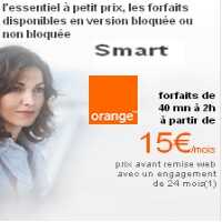 Quelques informations sur le nouveau forfait Smart chez Orange